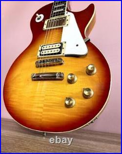 Greco Electric Guitar Les Paul EG480R 1976 Vintage Cherry Sunburst From Japan