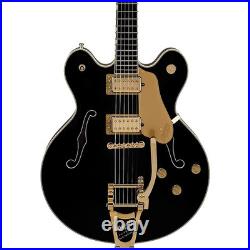 Gretsch Broadkaster LX CB Bigsby Gold Hardware Guitar Black 197881359270 RF