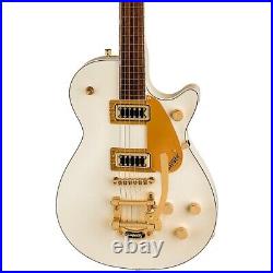 Gretsch G5237TG Electromatic Jet FT Bigsby LE Guitar Champagne White Refurbished Gretsch G5237TG Electromatic Jet FT Bigsby LE Guitar Champagne White Refurbished