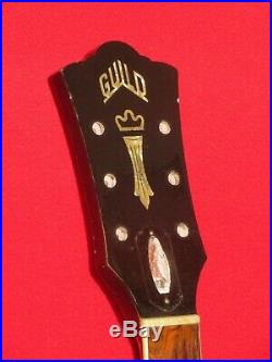 Guild 1966 Sunburst Slim Jim T 100 D Thinline Hollowbody Body & Neck