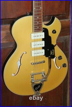 Guild Starfire I Jet 90 Electric Guitar Gold P-90 Pickups Semi Hollow Bigsby HSC
