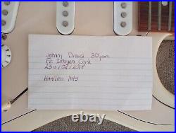 Guitar Signed By Johnny Diesel