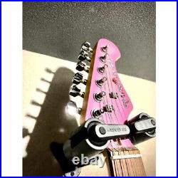 Gypsy Rose Pink Color Electric Guitar Stratocaster Type Used From Japan