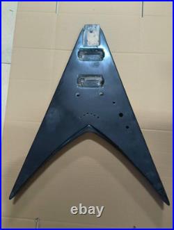 HH Black Guitar DIY Project Body with While Binding Fit Flying V