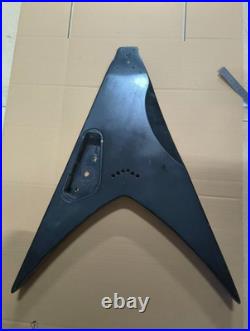 HH Black Guitar DIY Project Body with While Binding Fit Flying V