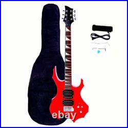 HOLIDAY SPECIAL? +AMP! ESP Style Electric Guitar Case/Bag, Strap, Cable