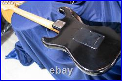 HOLLY Stratocaster model made in Japan black Free shipping from Japan