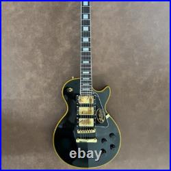 Handcrafted Electric Guitar Triple Humbucker Pickups Binding Archtop FREE SHIP