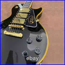 Handcrafted Electric Guitar Triple Humbucker Pickups Binding Archtop FREE SHIP