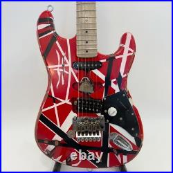 Handcrafted Frankenstrat Custom Stripe Legacy Tribute Electric Guitar FREE SHIP