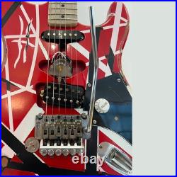 Handcrafted Frankenstrat Custom Stripe Legacy Tribute Electric Guitar FREE SHIP