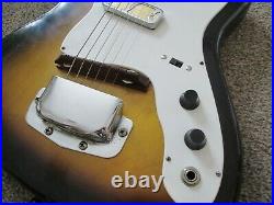 Harmony Bobcat early to mid sixties USA made blues guitar original case