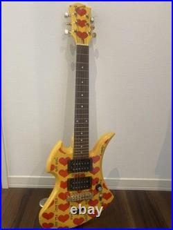 Hide Model Guitar Yellow Heart Jr