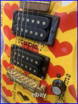 Hide Model Guitar Yellow Heart Jr
