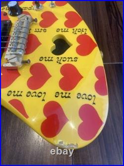 Hide Model Guitar Yellow Heart Jr