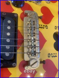 Hide Model Guitar Yellow Heart Jr