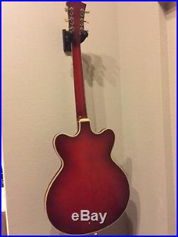 Hofner 4575 Verythin Semi Acoustic Electric Guitar Cherry Red (1960s)