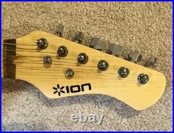 ION Electric Guitar Sunburst Solid Body 6 String 21 Frets Right-Handed Strap