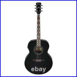 Ibanez AJ70M1E Black High Gloss AE Guitar