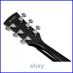 Ibanez AJ70M1E Black High Gloss AE Guitar