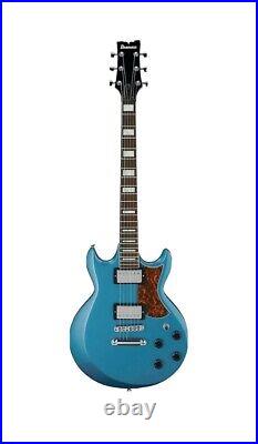 Ibanez AX120 Electric Guitar Light Blue Metallic with Strap and Stand