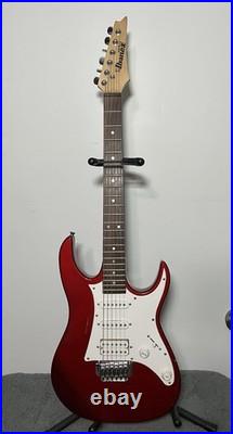 Ibanez GRX40 CA GIO Candy Apple Red Electric Guitar White Pick Guard/HSS Pickup