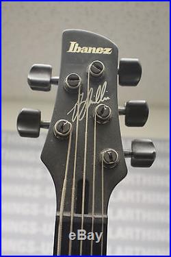 Ibanez Gary Willis Signature Fretless Five-String Electric Bass Guitar Black