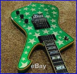 Ibanez Iceman J Signature White Zombie Electric Guitar Galactic Green NUMBER 001