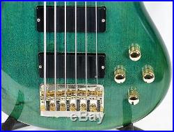 Ibanez SR-506 SDGR Soundgear 6-String Transparent Green Bass Guitar / Pre-Owned