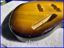 JAZZ BASS Body RELIC Nitro ThinSkinLacquer Primitivo 2 tone Sunburst JVGuitars