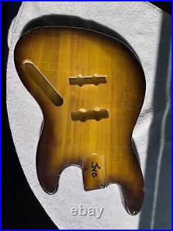 JAZZ BASS Body RELIC Nitro ThinSkin Aged Patina Blue with PICKGUARD JVGuitars JAZZ BASS Body RELIC Nitro ThinSkin Aged Patina Blue with PICKGUARD JVGuitars