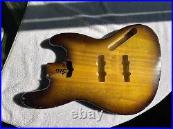 JAZZ BASS Body RELIC Nitro ThinSkin Aged Patina Blue with PICKGUARD JVGuitars JAZZ BASS Body RELIC Nitro ThinSkin Aged Patina Blue with PICKGUARD JVGuitars