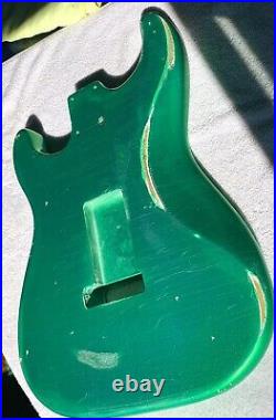 JVG ST BODY RELIC 60s Nitro Lacquer CANDY APPLE GREEN ORDER HERE JVGuitars