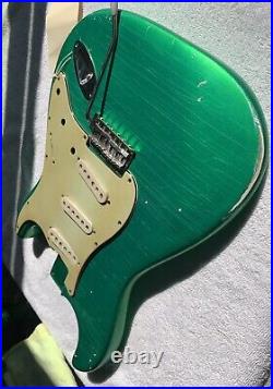 JVG ST BODY RELIC 60s Nitro Lacquer CANDY APPLE GREEN ORDER HERE JVGuitars
