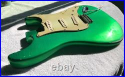JVG ST BODY RELIC 60s Nitro Lacquer CANDY APPLE GREEN ORDER HERE JVGuitars