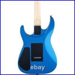 Jackson Dinky JS22 DKA Arch Top Natural Electric Guitar Metallic Blue LN