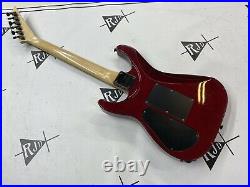 Jackson Japan Dinky DK2M Reverse Electric Guitar Metallic Red Flame