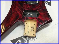 Jackson Japan Kelly KE3 Electric Guitar Body Crimson Swirl