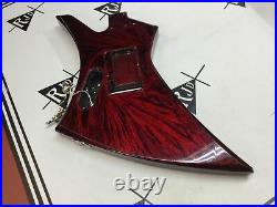 Jackson Japan Kelly KE3 Electric Guitar Body Crimson Swirl