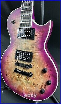 Jackson Pro Series Monarkh SCP Electric Guitar Burled Transparent Purple Burst