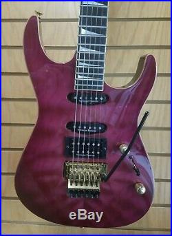 Jackson USA Made Dk1 Dinky 1998 Model Trans Maroon With Jackson Molded Case