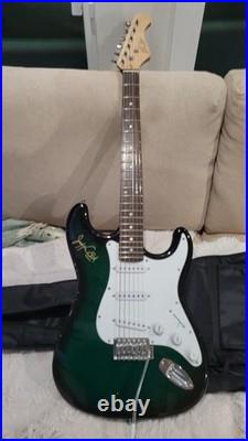 Jeff cook of Alabama custom autographed JCX Stratocaster guitar from junejam