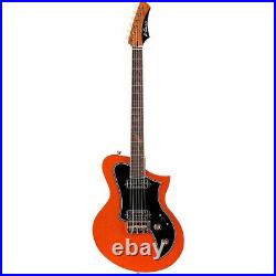 Kauer Guitars Korona HT Pine Electric Guitar Orange Metal Flake 197881120818 RF