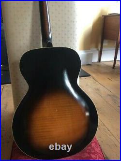 Kay 6535 1961 Tobacco Sunburst Archtop Guitar with Double Pickup & free gig bag