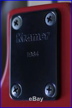 Kramer 1984 reissue Guitar floyd rose with BAREKNUCKLE Holy Diver and CASE