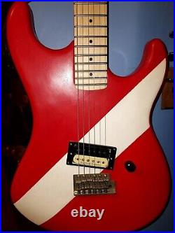 Kramer Baretta Special 2020 Red/White Custom themed electric guitar