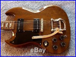 Left Handed lefty 1974 Gibson SG Special withCase