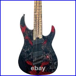 Legator Ninja 7 String MultiScale X Series Guitar Black Widow Refurbished