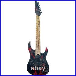 Legator Ninja 7 String MultiScale X Series Guitar Black Widow Refurbished