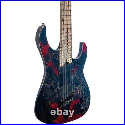 Legator Ninja 7 String MultiScale X Series Guitar Black Widow Refurbished